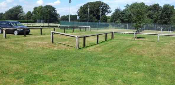 PERFO reinforcement mats-for school sports field-parking